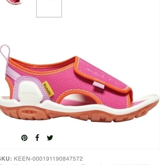 NWOT ▶️ Keen ◀️ Knotch River Ot Magenta/lilac Chiffon - Size 13 - Picture 1 of 8